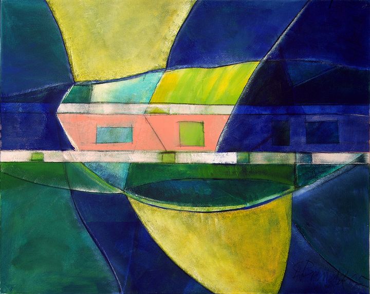 31. Blick in verborgene Welten<br> Maße: 100 / 80 cm, Jahr: 2005<br> Blick hinter die Kulissen und Geheimnisse des menschlichen Handelns, der Natur und ein Blick auf uns selbst.